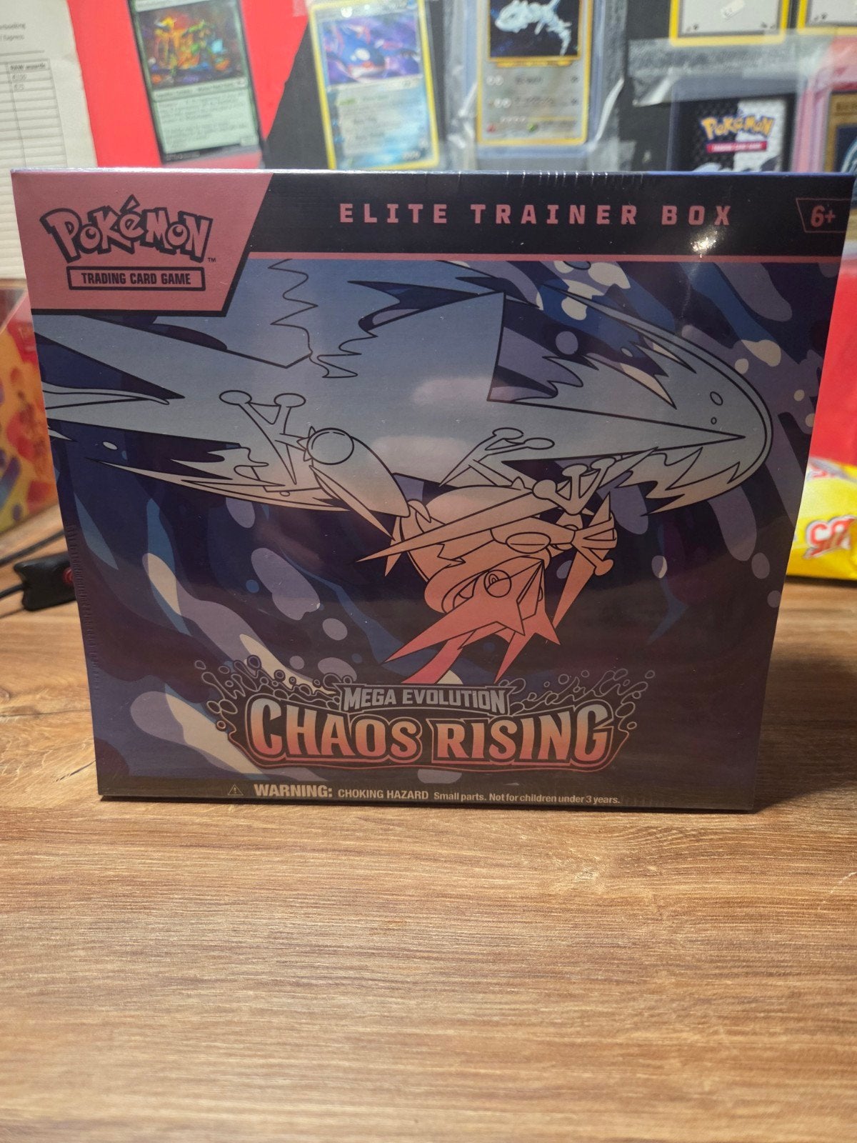Chaos Rising Sealed Etb Mega Evolution 9 packs en promo, Ophalen of Verzenden, Nieuw, Boosterbox, Foil