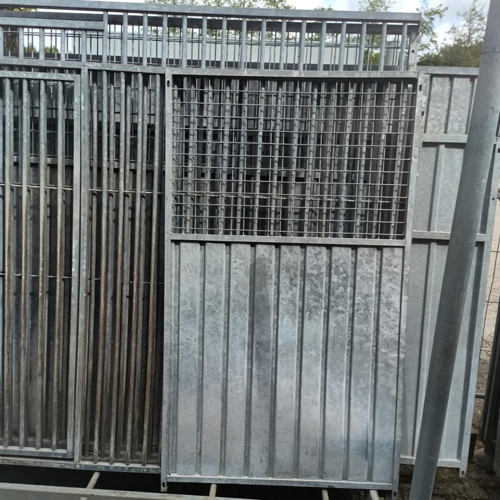 1 stuks 1m breed 180 hoog 2/3 dicht damwand kennelpaneel