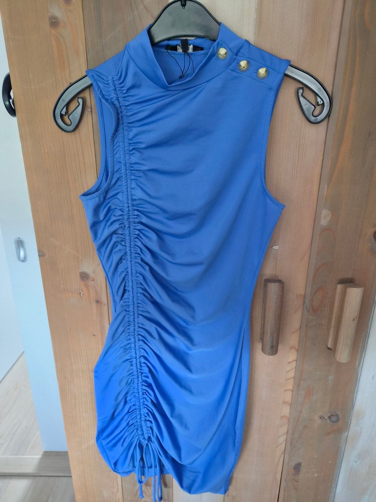 nieuw nikkie jurkje blauw paars achtig maat 32, Ophalen of Verzenden, Nieuw, Blauw, Cocktailjurk