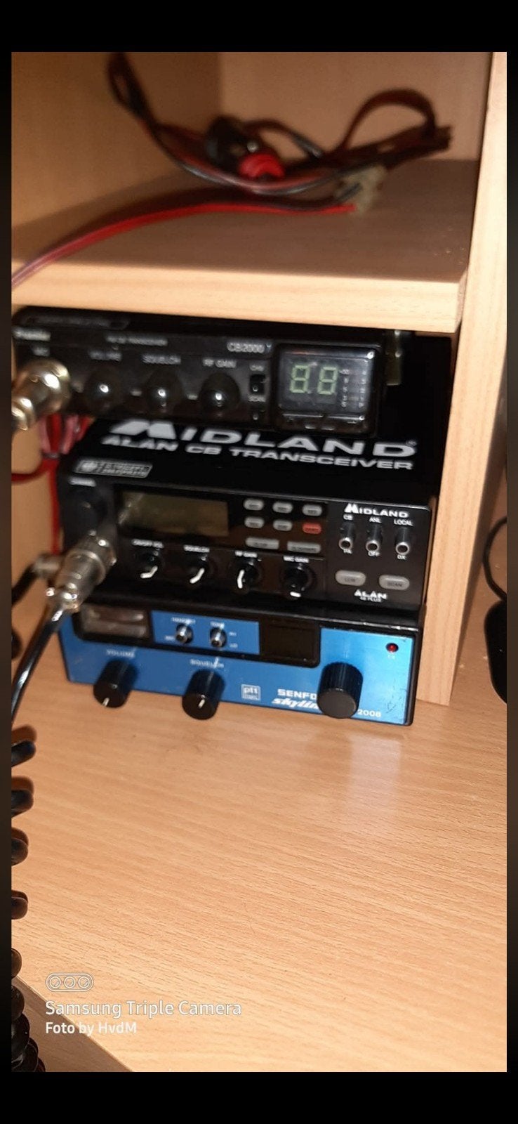 27mc zend bakkies 12V voeding en antennes, Telecommunicatie, Ophalen of Verzenden, Gebruikt