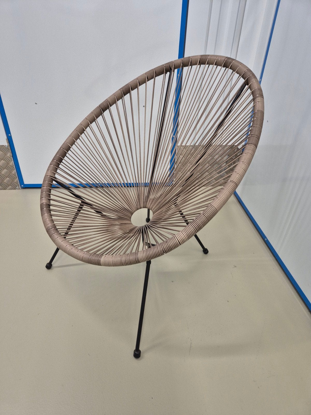 Tuinstoel loungestoel rattan, Ophalen, Gebruikt