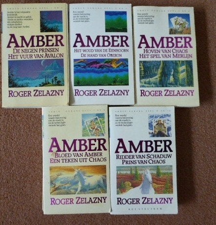 354... Amber ; Roger Zelanzy ; 5 stuks, Ophalen of Verzenden, Gelezen
