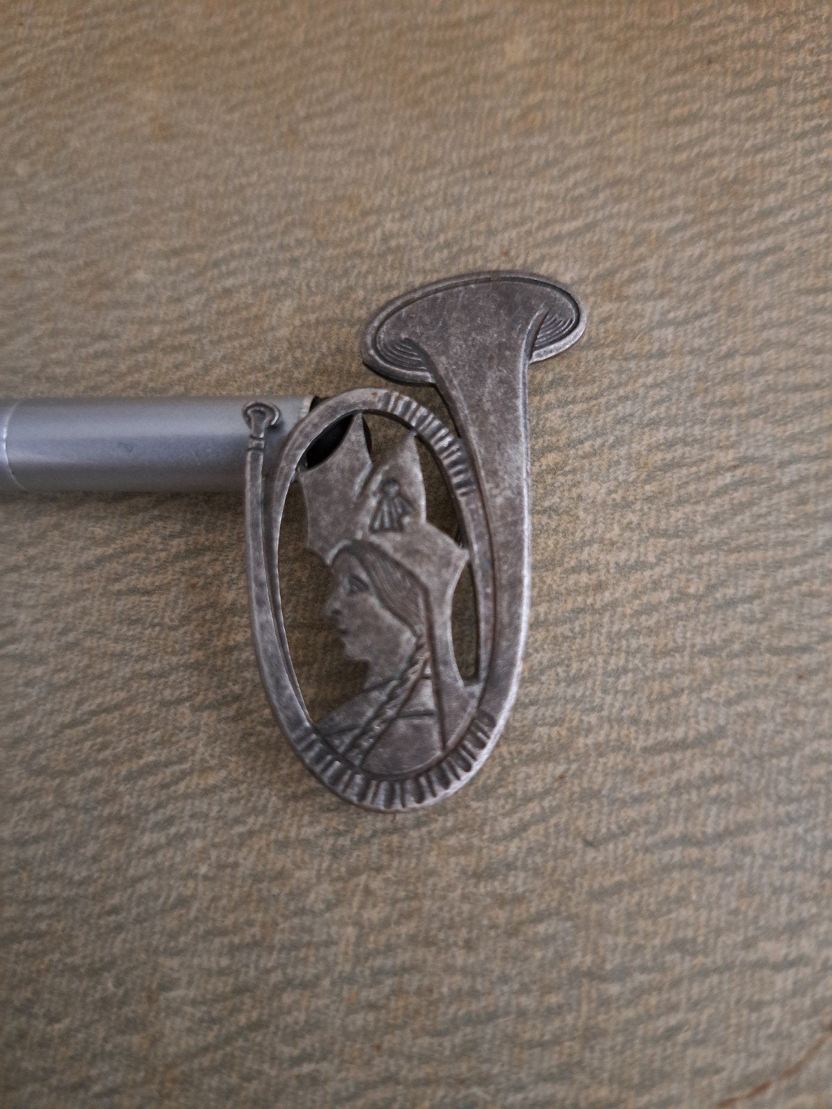 Borst embleem Franse Chausseur de alpine, Ophalen of Verzenden, Landmacht, Overige gebieden, Embleem of Badge