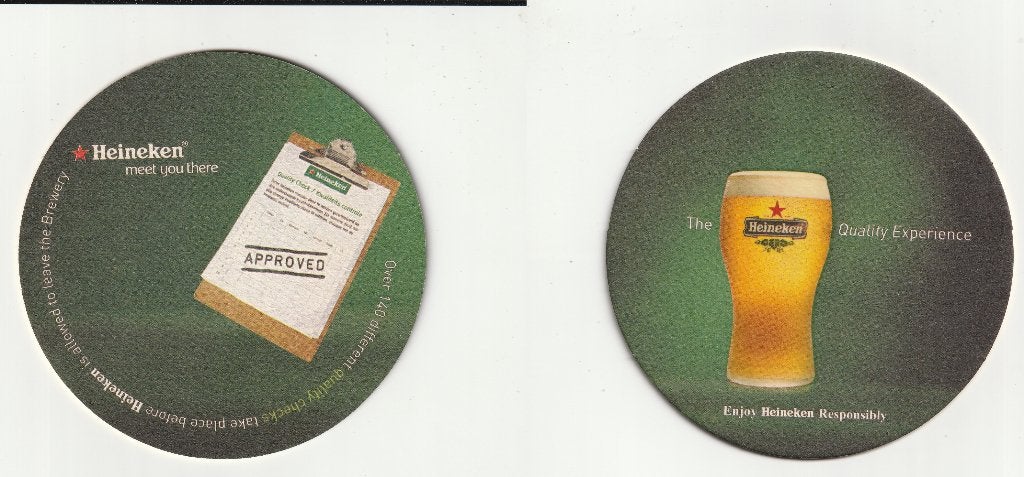 1 AMSTERDAM - HEINEKEN BIERVILTJE (03426), Verzenden, Nieuw, Viltje(s), Heineken