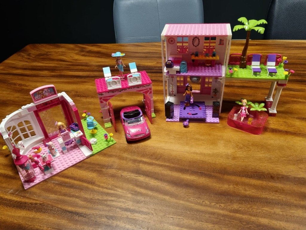 3 Complete Mega Bloks sets – Barbie, Ophalen of Verzenden, Gebruikt, Megabloks
