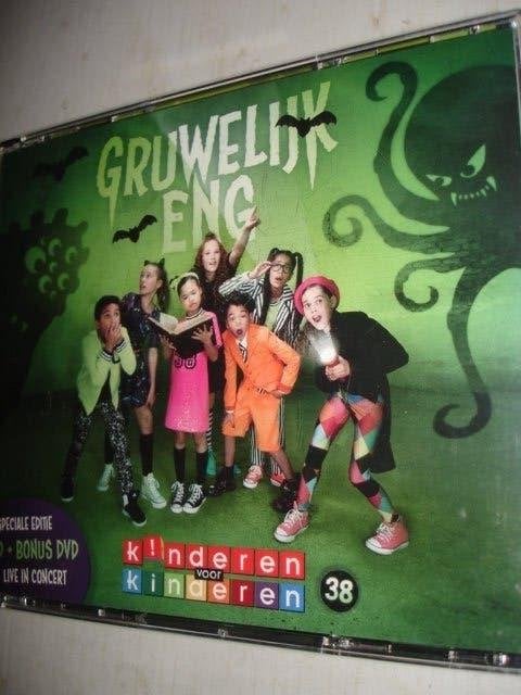 Kinderen voor Kinderen- Gruwelijk eng- CD + DVD- (NIEUW), Cd's en Dvd's, Verzenden, Nieuw in verpakking, Inclusief DVD