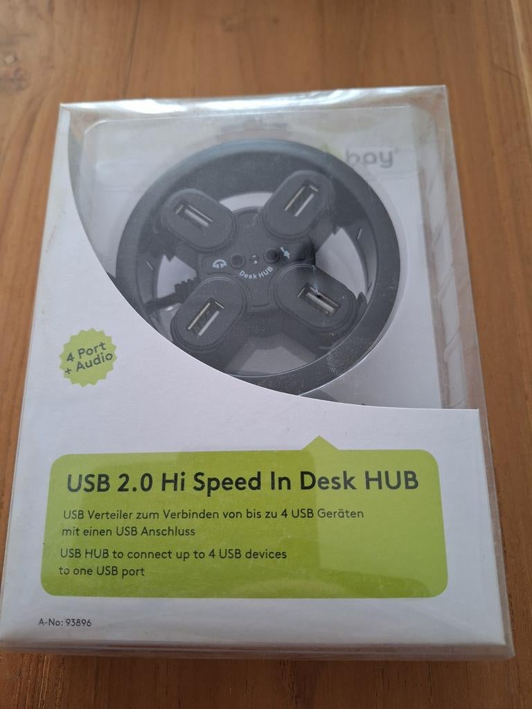 3 stuks USB Hi speed In Desk HUB, Ophalen, 2 TB of meer