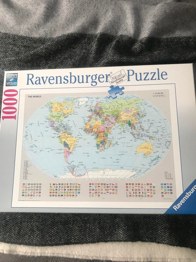 puzzels  haasteren bij de kaper en wereld van ravensburger, Hobby en Vrije tijd, Denksport en Puzzels, Ophalen, 500 t/m 1500 stukjes