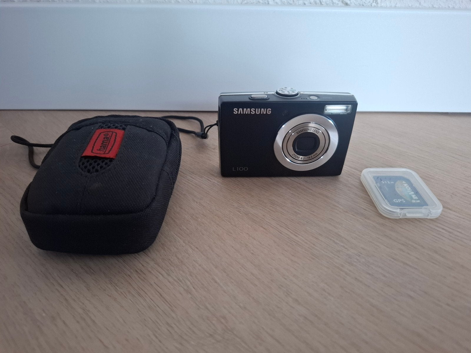 Samsung L100 Digitale Compact Camera, Audio, Tv en Foto, 8 megapixels, Cameratas, Gebruikt, Ophalen of Verzenden