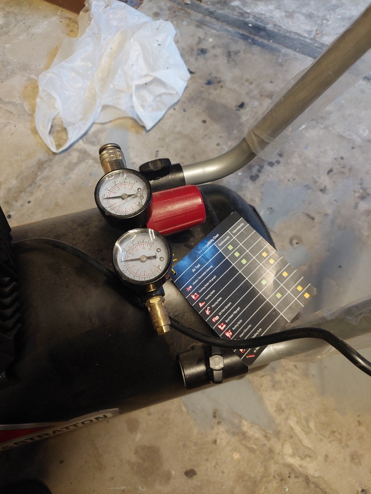 Nieuwe compresoor, Doe-het-zelf en Verbouw, Compressors, Minder dan 25 liter, Ophalen of Verzenden, Nieuw, Minder dan 200 liter/min