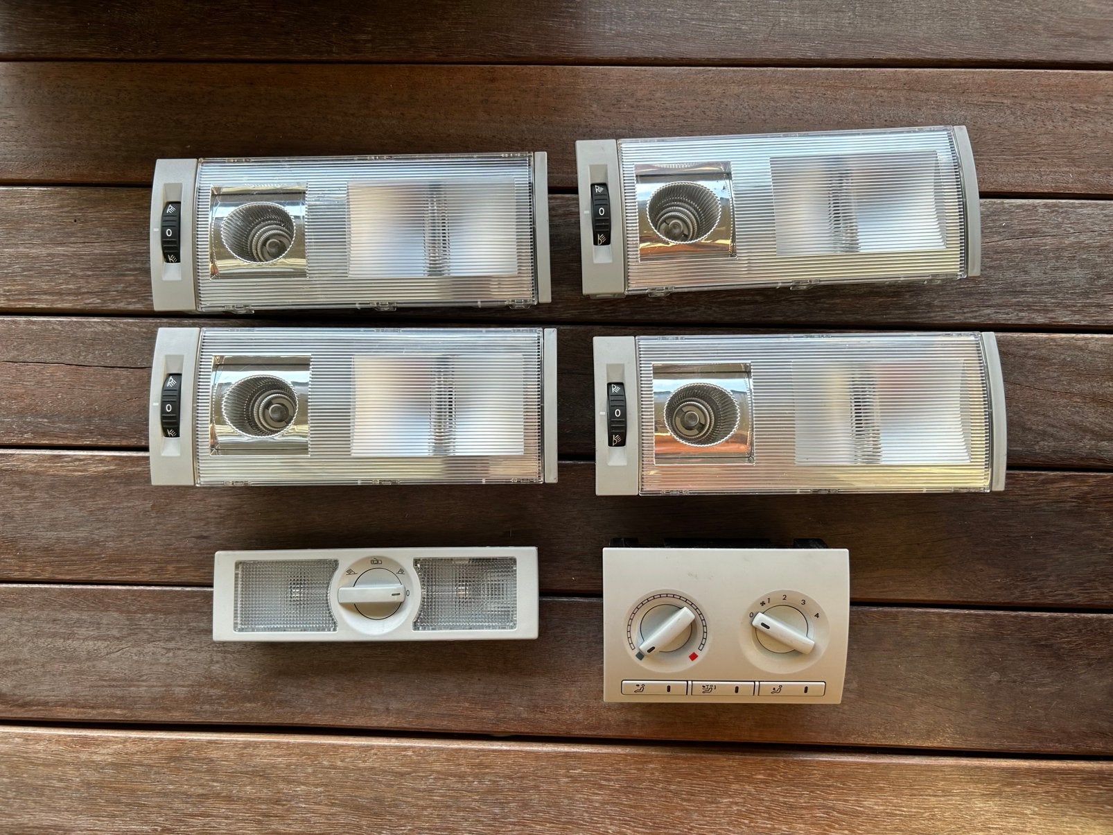 VW T6 Set van 4 interieurverlichting en bedieningspaneel, Ophalen, Gebruikt, Volkswagen