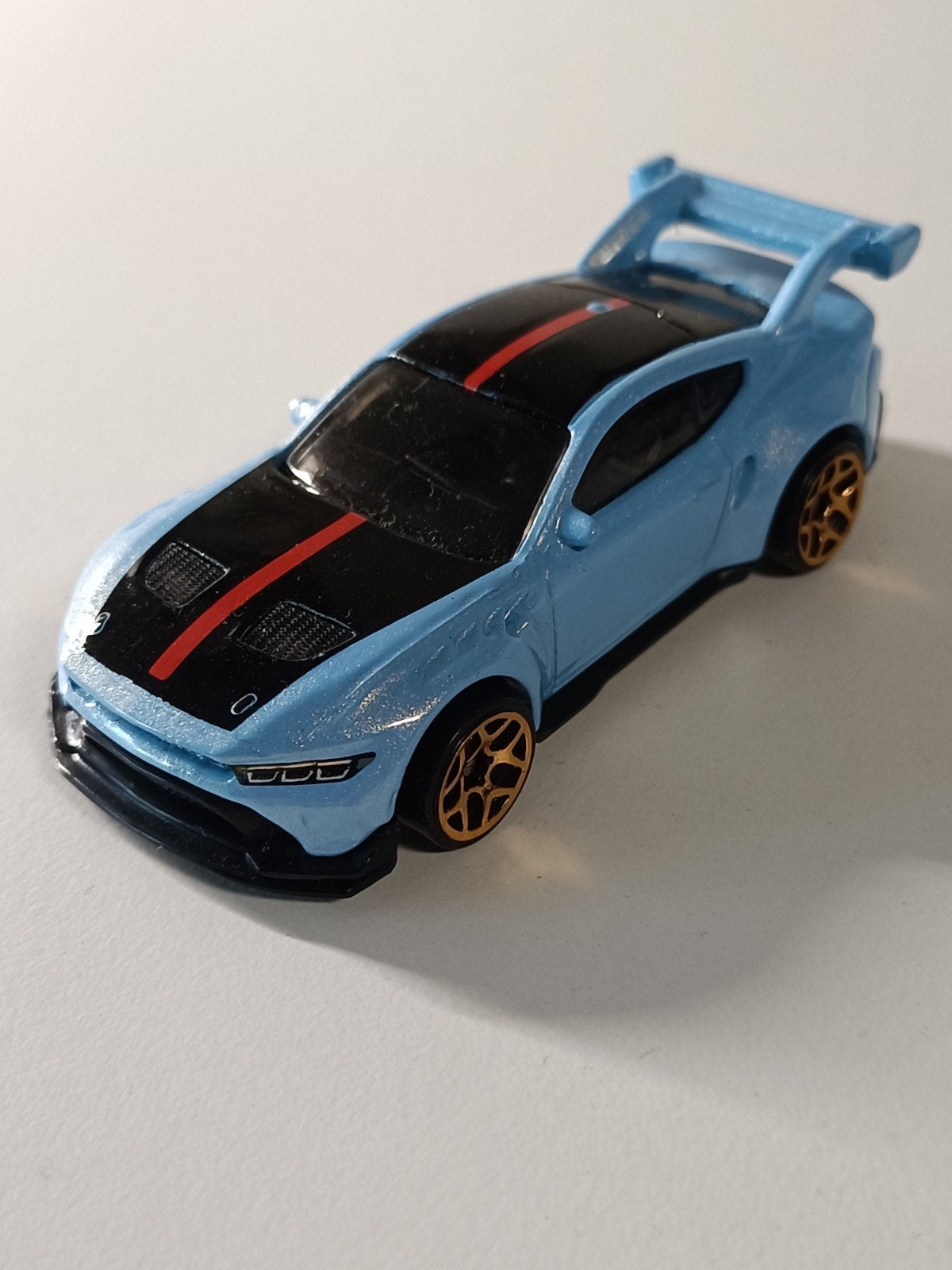 Hot Wheels Ford Mustang GTD - Lichtblauw, Ophalen of Verzenden, Zo goed als nieuw, Auto