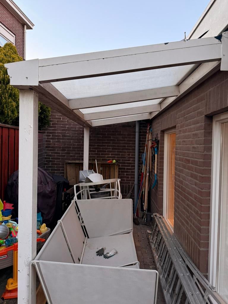 Overkappig 325/125/215, Tuin en Terras, Overkappingen, Ophalen, Gebruikt