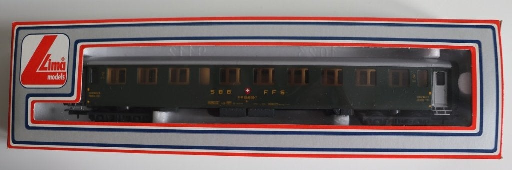 Lima 309249 2e klas Couchettes rijtuig Zwitserland SBB, Gelijkstroom, Wagon, Ophalen of Verzenden, Zo goed als nieuw