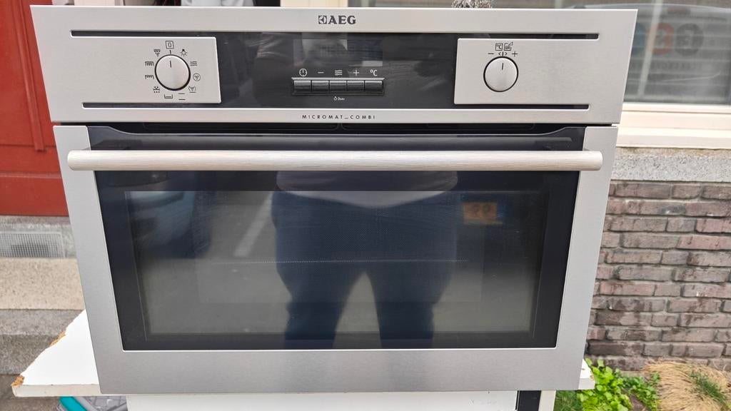 AEG combi oven - Zeer goede staat, Witgoed en Apparatuur, Ovens, Ophalen of Verzenden, Zo goed als nieuw, Oven met grill, Inbouw