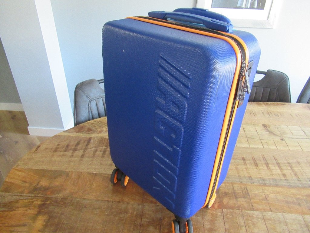 Action handbagagekoffer, nieuw! koffer, Wieltjes, 50 tot 60 cm, Hard kunststof, Nieuw