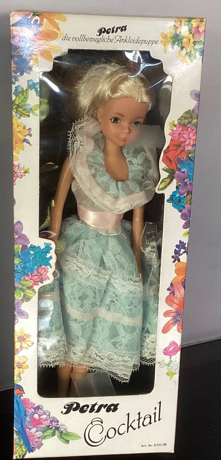 Vintage 1970-1980 Plasty Cocktail Petra,Barbie type pop,OVP, Ophalen of Verzenden, Nieuw, Fashion Doll