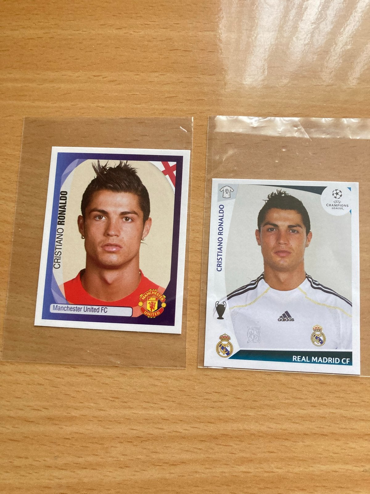 Cristiano Ronaldo Panini Stickers - Manchester United & Real, Verzenden, Nieuw, Sport