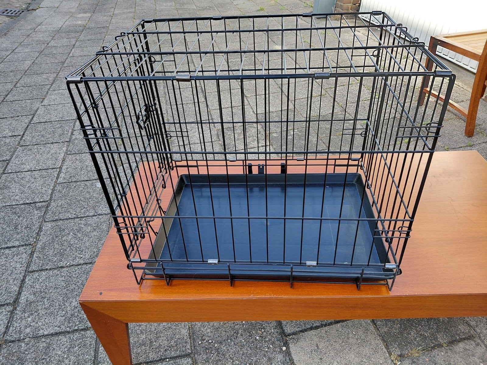 Katten of klein honden bench 61x43x51 cm, Dieren en Toebehoren, Hondenhokken, Ophalen, Zo goed als nieuw, Minder dan 75 cm, Minder dan 65 cm