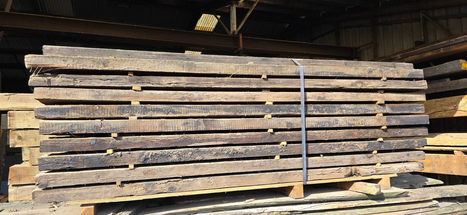 Bundel oude grenen wagonplanken | 270 cm lang | 50 stuks, Tuin en Terras, Gebruikt, Info@woodfarm.nl, 4251NT, Ophalen of Verzenden