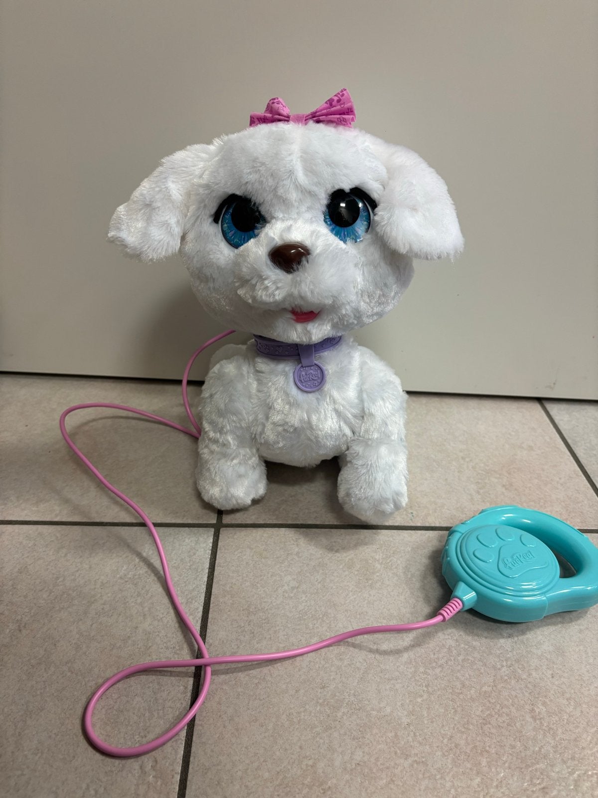 FurReal Friends GoGo Mijn Wandelende Pup, Overige merken, Zo goed als nieuw, Interactief, Wit