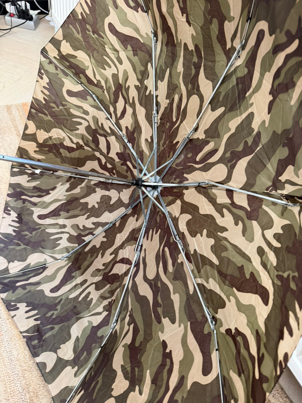 Camuflase paraplu, Ophalen of Verzenden, Gebruikt