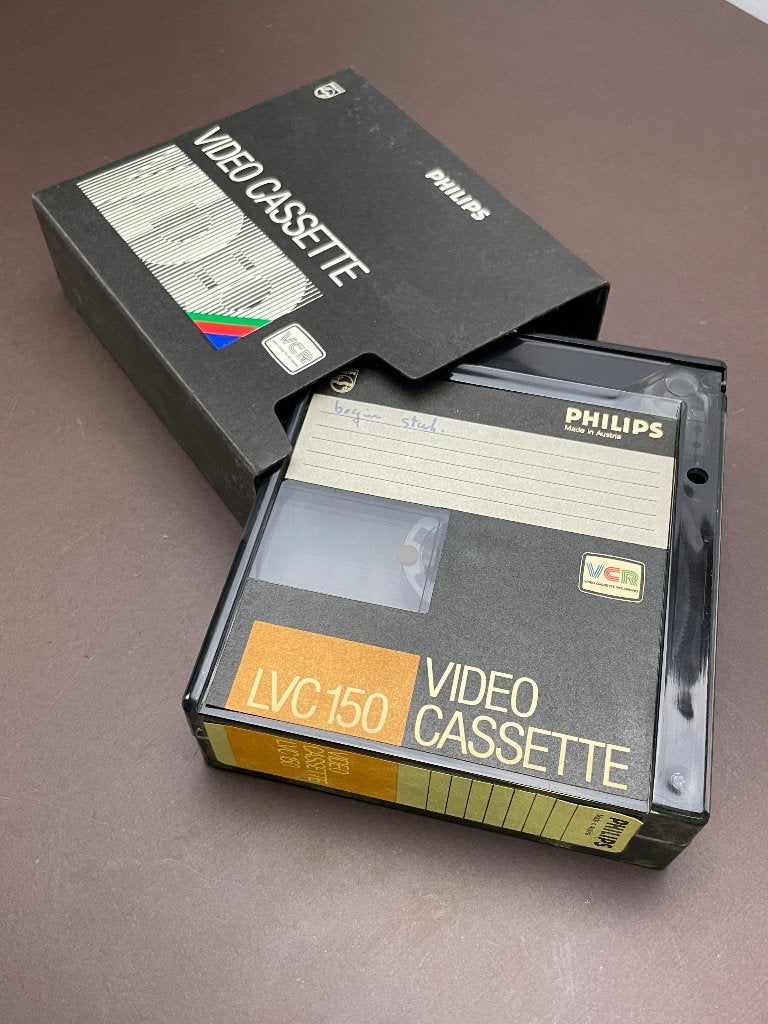 Philips LVC150 vcr tape videoband cassette (gebruikt), Audio, Tv en Foto, Ophalen of Verzenden, Gebruikt, Videoband