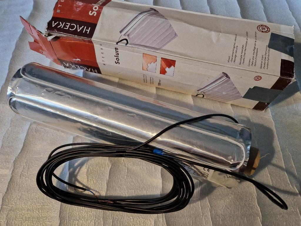 HACEKA vloerverwarming – 5 m², elektrisch, 650 Watt, nieuw, Radiator, Nieuw, Minder dan 60 cm, Ophalen of Verzenden