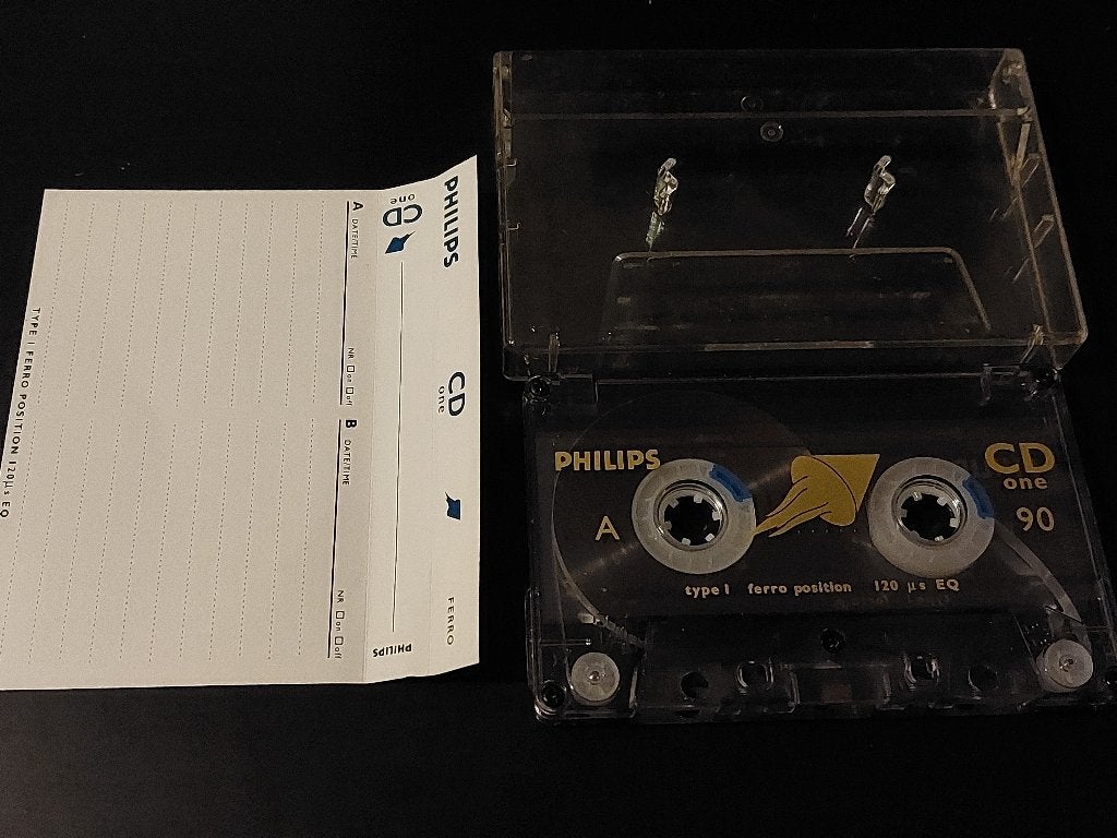 PHILIPS CD ONE 90 (CASSETTEBANDJE), Overige genres, 1 bandje, Ophalen of Verzenden, Zo goed als nieuw