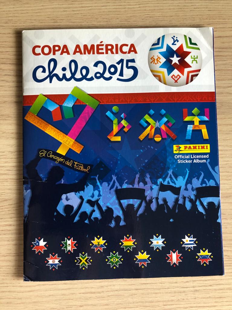 Panini Copa América Chile 2015 Sticker Album 100% Compleet, Ophalen of Verzenden, Zo goed als nieuw, Overige sporten, Boek of Tijdschrift