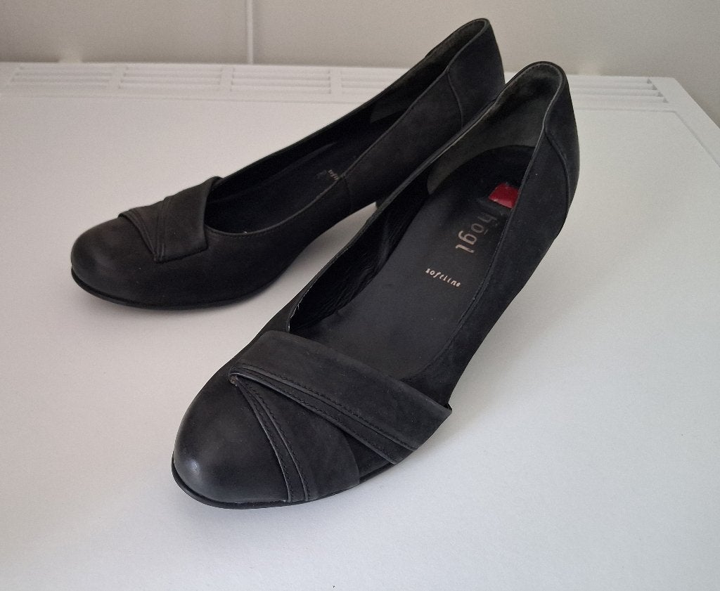 Hogl softline zwarte pumps maat 6/39, Pumps, Zwart, Ophalen of Verzenden, Zo goed als nieuw