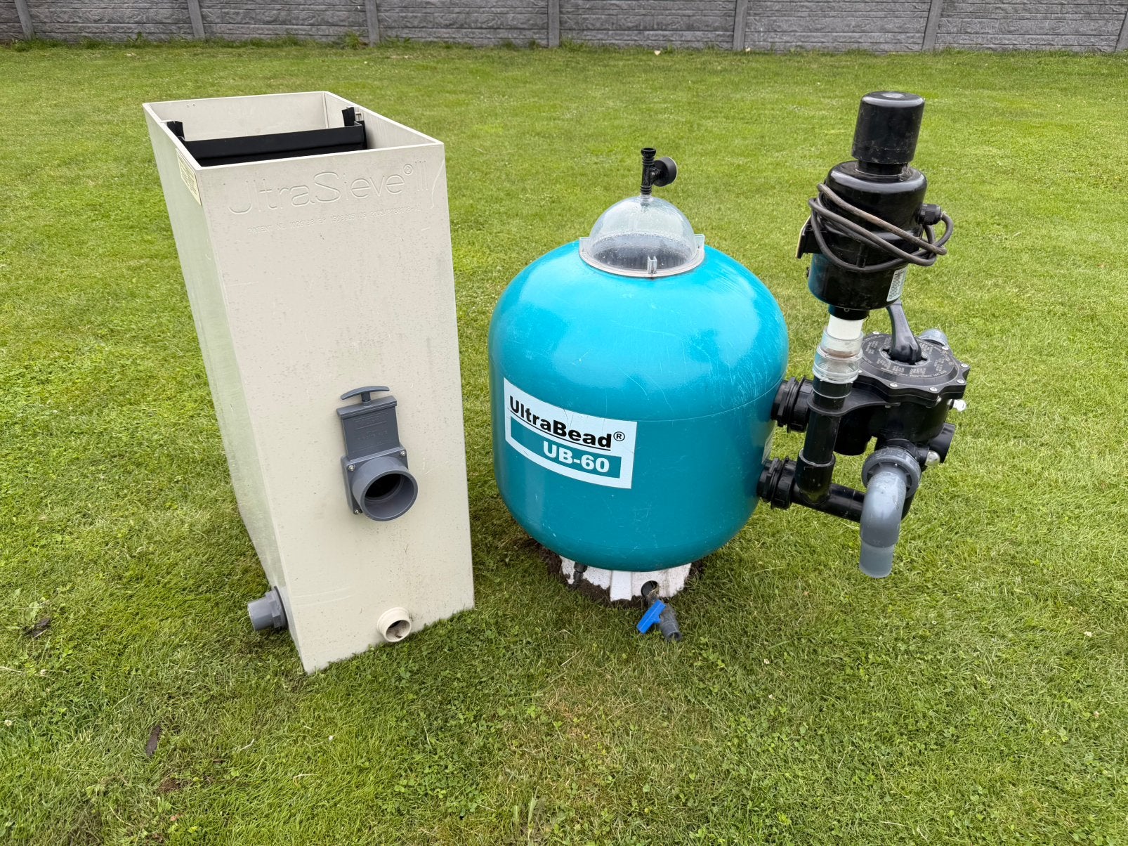 UB / EB 60 icm ultrasieve 3 voor 35m3 vijver / 70m3 zwembad, Ophalen of Verzenden, Gebruikt, Vijverfilter