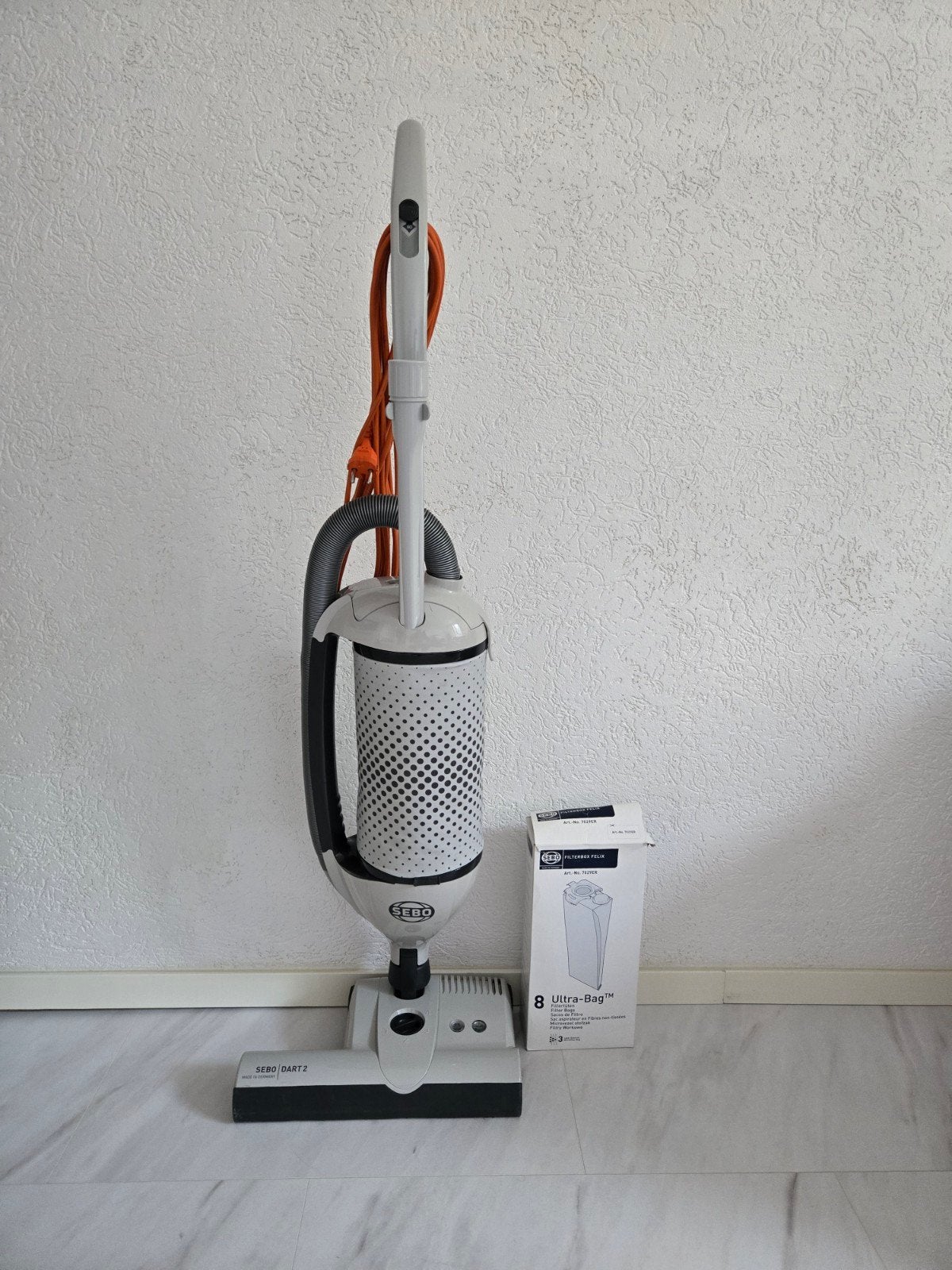 SEBO DART 2-ET 2 Steelstofzuiger - Krachtig en Wendbaar, Stofzak, Overige merken, Zo goed als nieuw, Minder dan 1200 watt