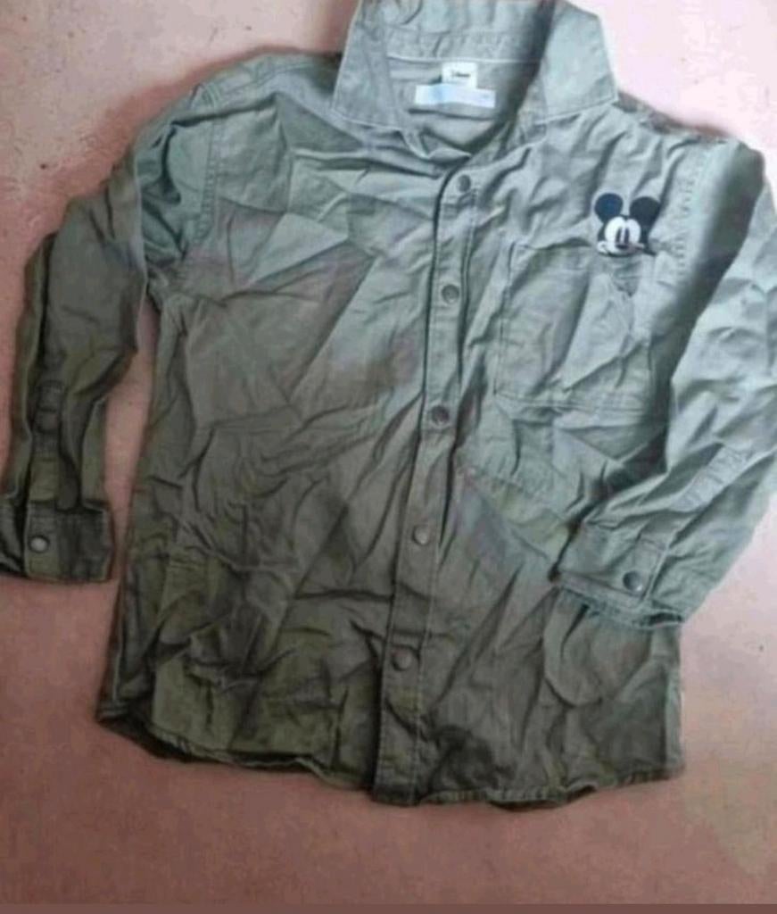 Zara Overhemd Mickey Mouse - Maat 122, Overhemd of Blouse, Ophalen of Verzenden, Zo goed als nieuw, Zara