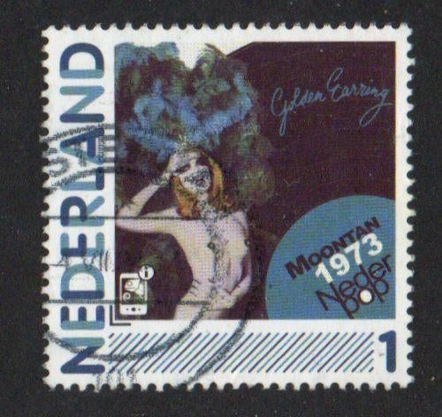 persoonlijke postzegel  Golden Earring., Postzegels en Munten, Ophalen of Verzenden, Na 1940, Gestempeld