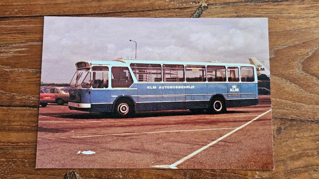 Foto BUS KLM ABB Schiphol 3056, Verzamelen, Verzenden, Gebruikt, Bus of Metro, Overige typen