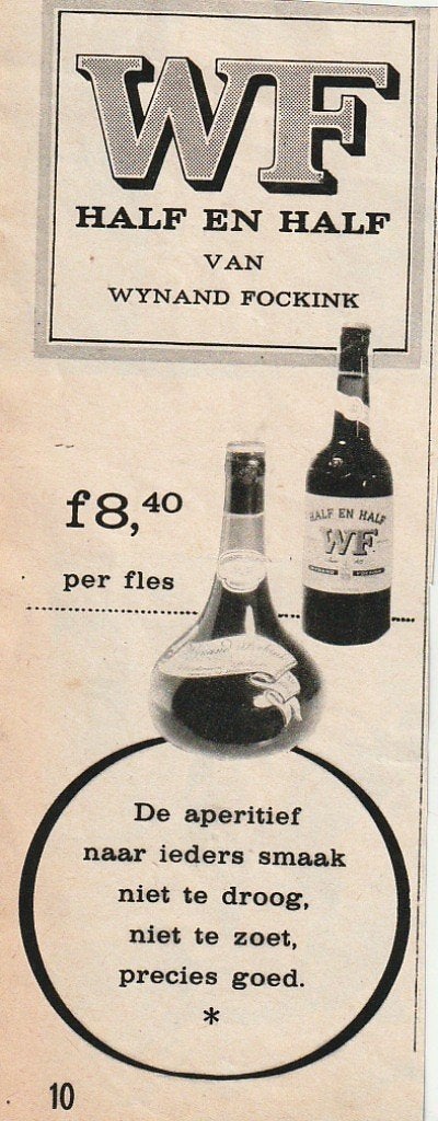 Retro reclame 1963 Wynand Fockink naar ieders smaak, Verzenden, Overige typen