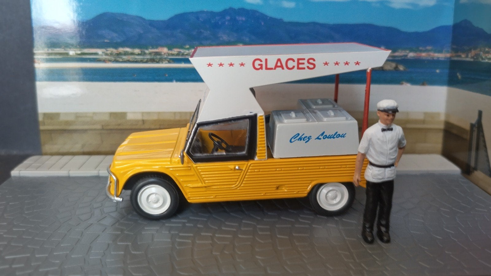 Citroen Mehari Marchand de Glaces 1:43 Atlas Pol, Overige merken, Auto, Verzenden, Nieuw
