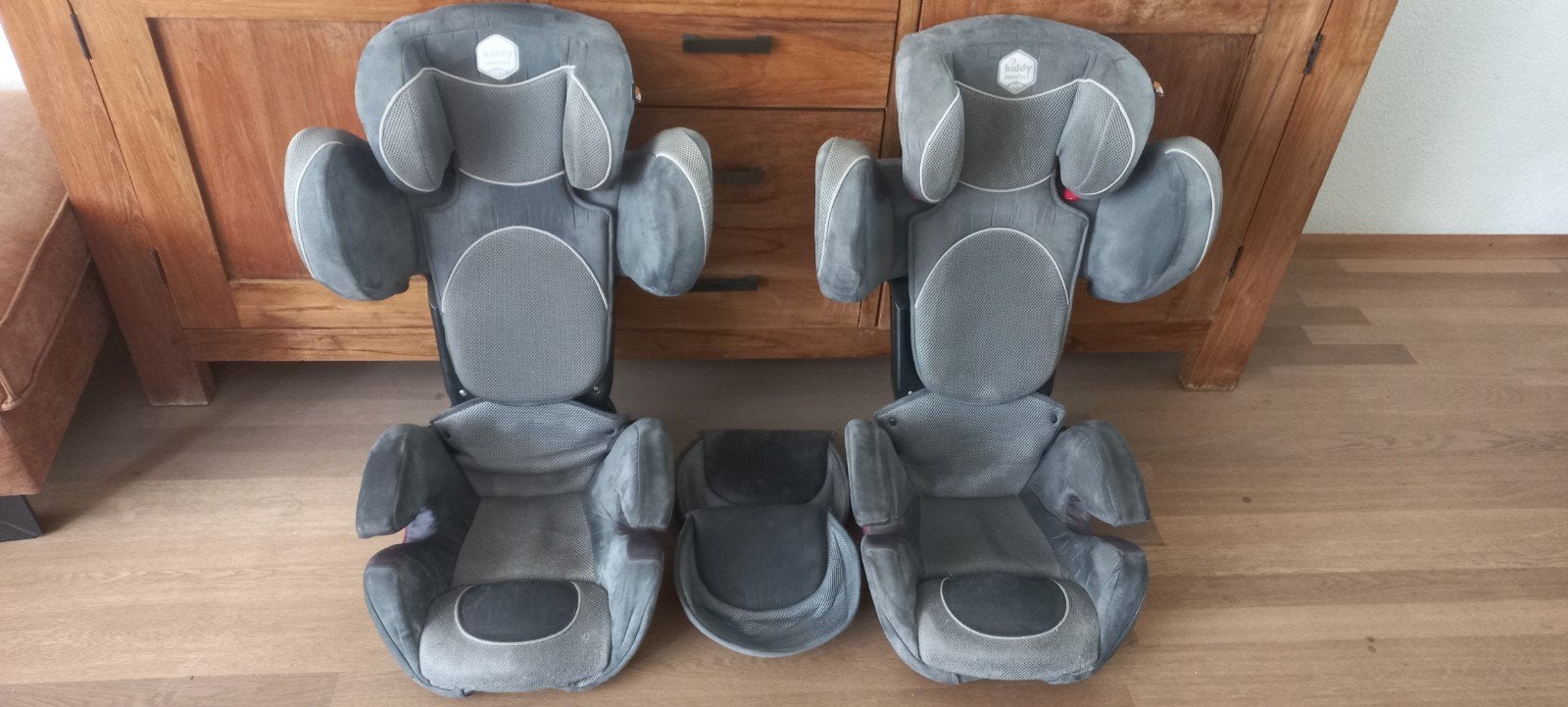 2 Kiddy Comfort Pro autostoelen - Grijs, Kinderen en Baby's, Zijbescherming, 9 t/m 36 kg, Ophalen, Overige merken