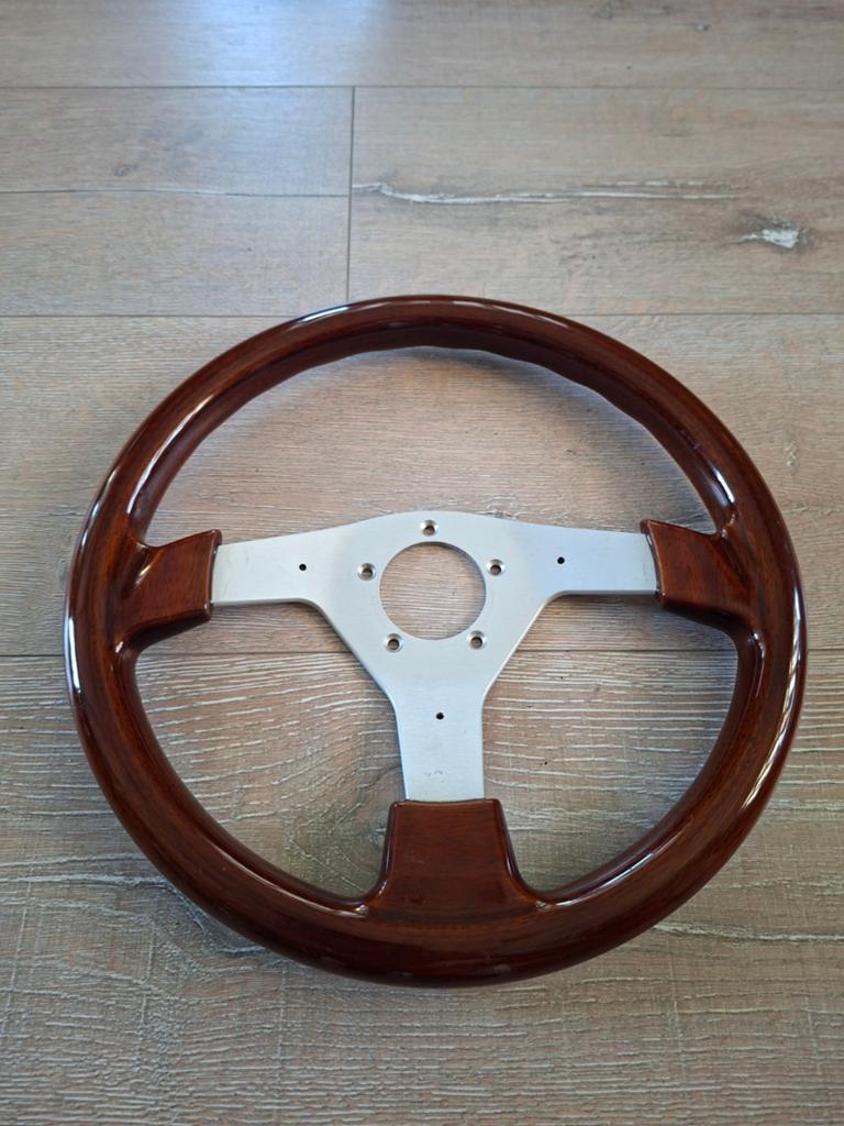 Houten sportstuur Victor Italy 36 cm, Ophalen, Gebruikt, Opel