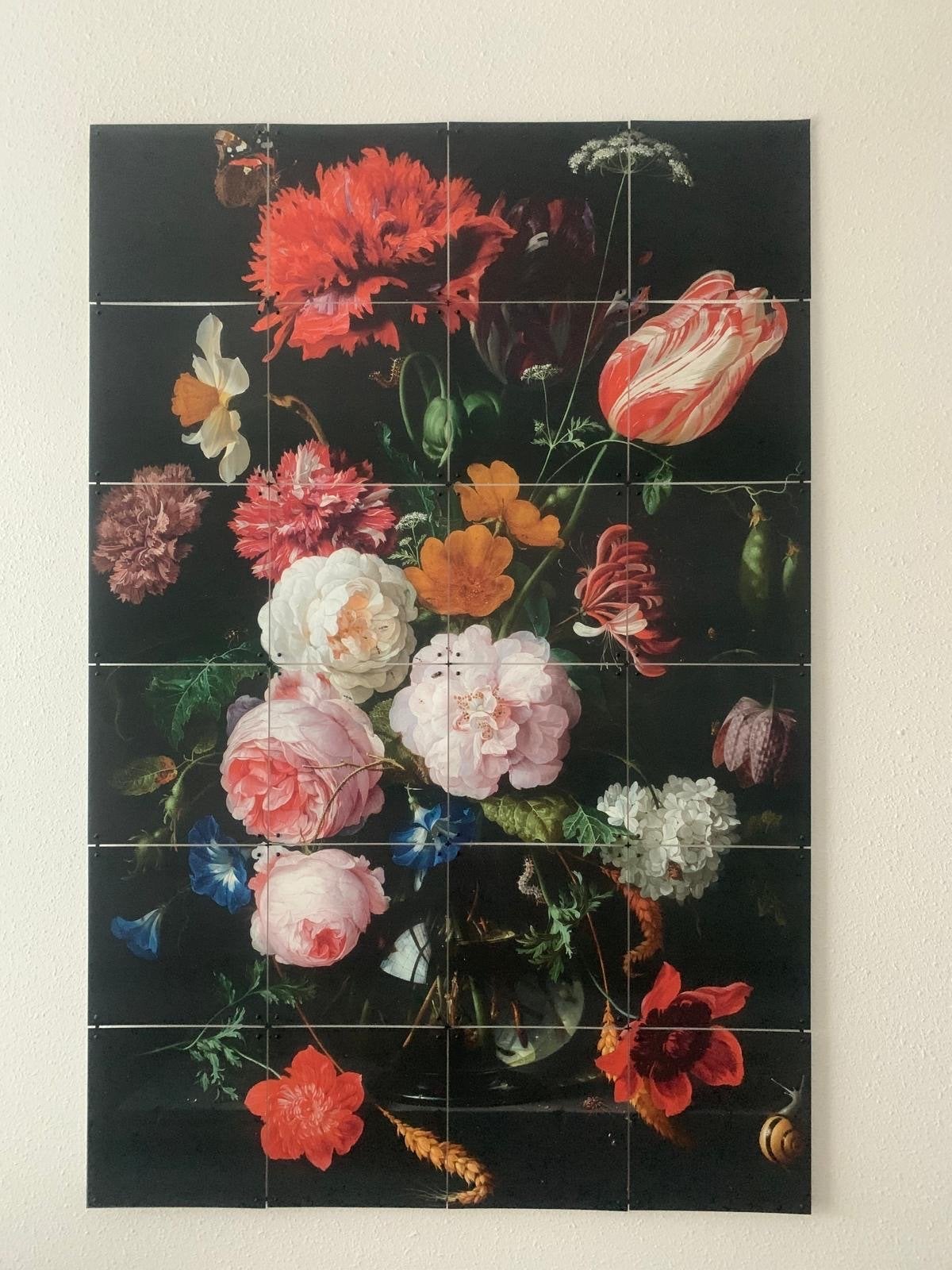 Ixxi Bloemen Stilleven 80x120 cm - Prachtige Wanddecoratie, Huis en Inrichting, Woonaccessoires | Schilderijen, Tekeningen en Foto's