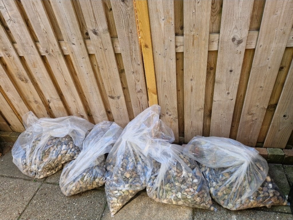 Gratis grind in zakken Katwijk aan Zee, Ophalen, Gebruikt, Grijs, Overige materialen