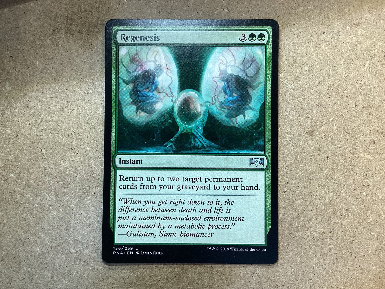 1x Regenesis [136/259] (Excellent), Ophalen of Verzenden, Zo goed als nieuw, Losse kaart