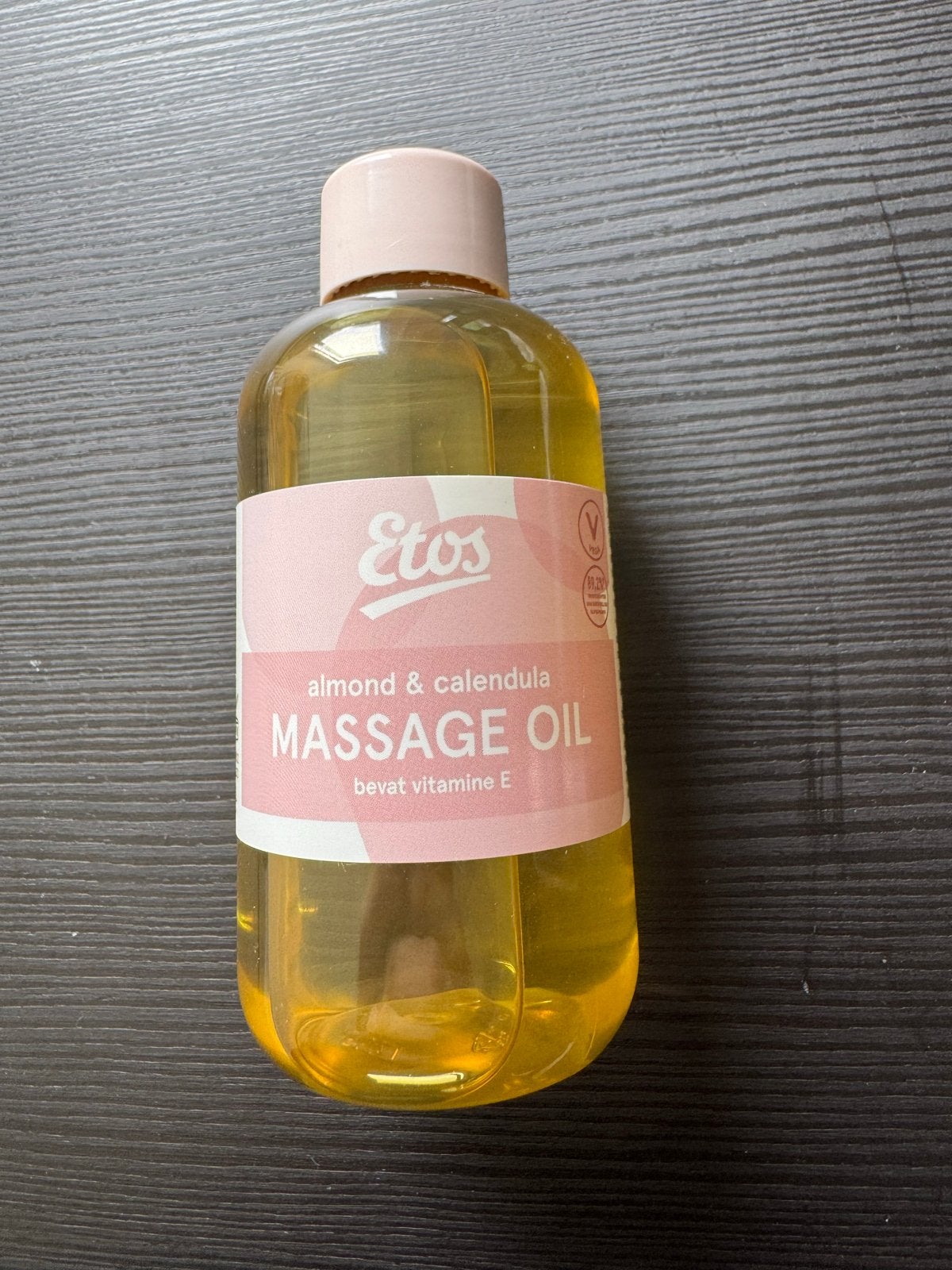 Etos Massage Olie Amandel & Calendula met Vitamine E, Ophalen of Verzenden, Nieuw, Bodylotion, Crème of Olie