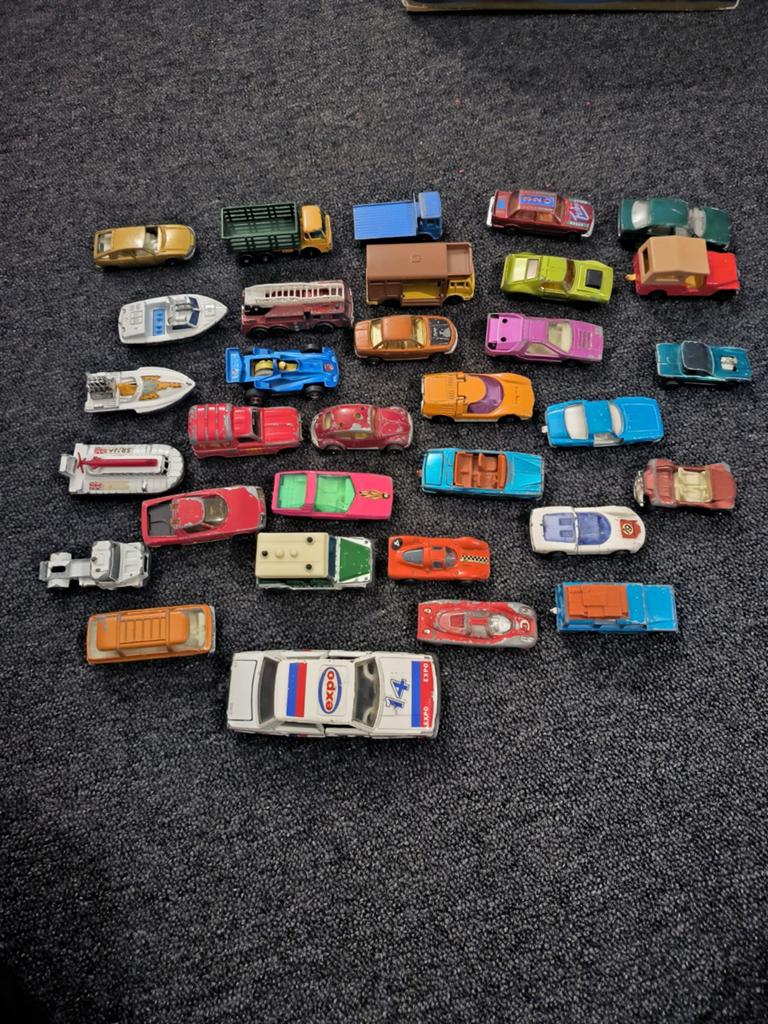 Lot 32x Vintage Matchbox & Majorette (Jaren '70/'80), Ophalen of Verzenden, Gebruikt