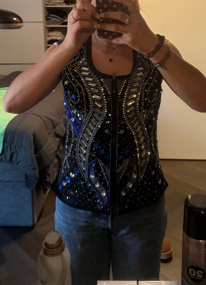 Nieuwe Western Show Bolero Blauw, Dieren en Toebehoren, Ophalen of Verzenden, Nieuw