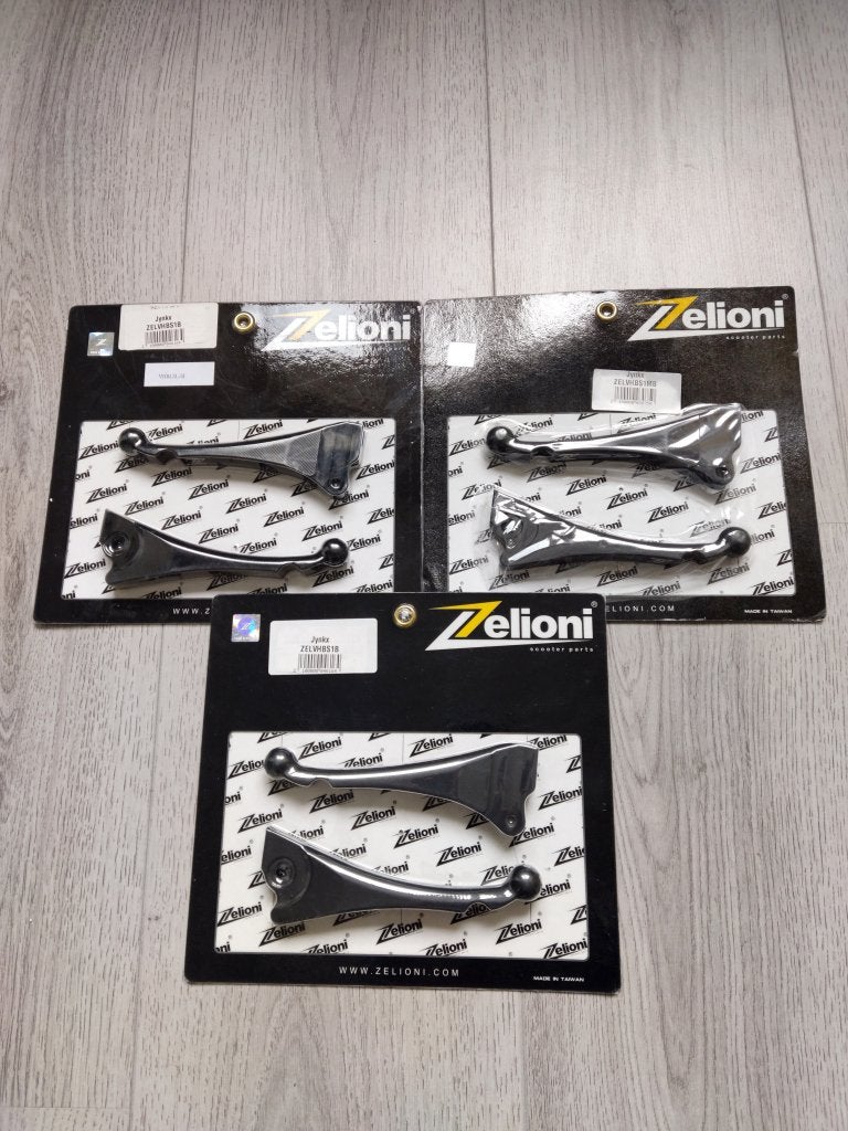 Zelioni remhendels zwart Piaggio / Vespa NIEUW, Info@jynkx.com, Nieuw, Ophalen of Verzenden, Piazza 99