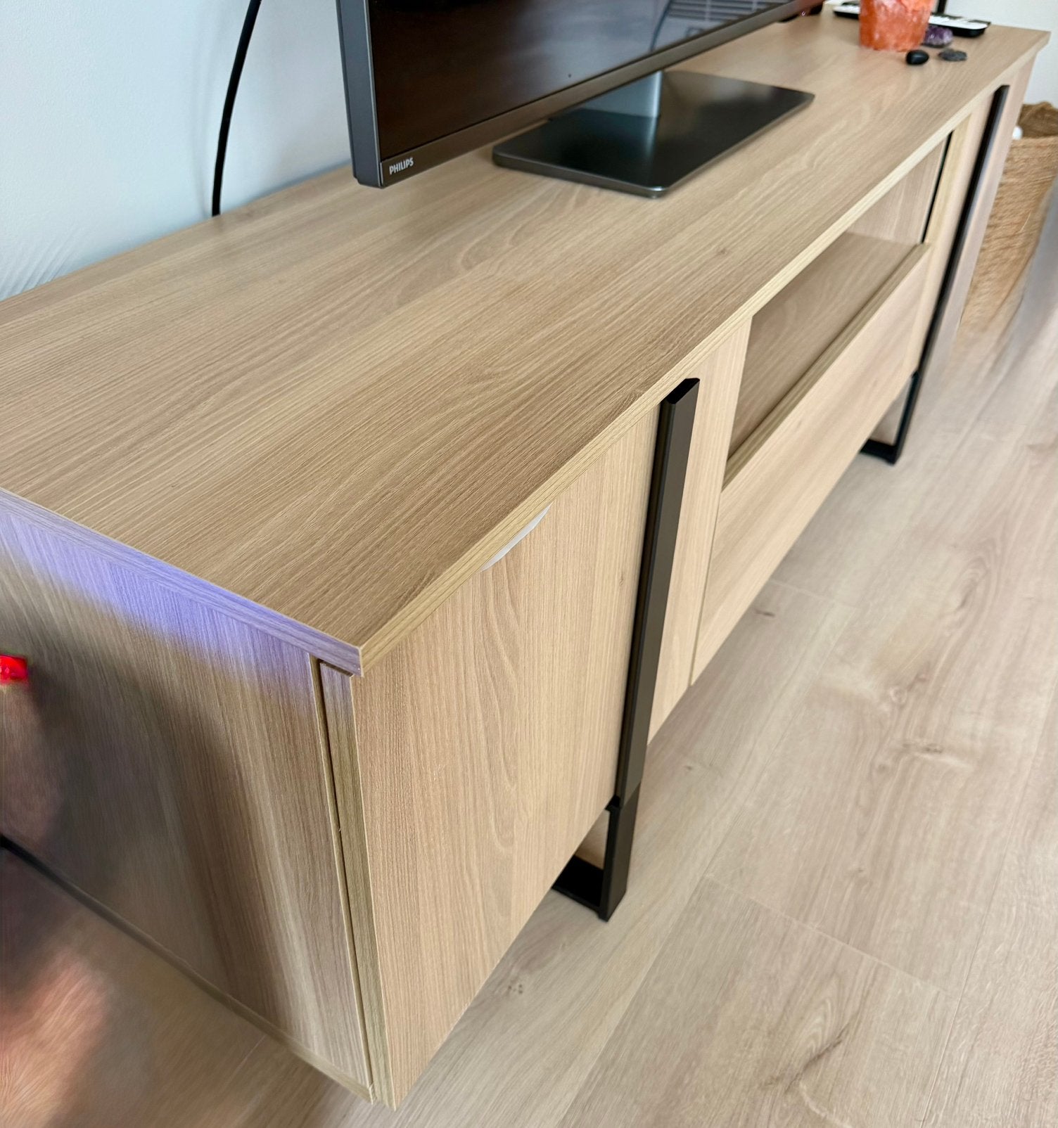 Tv stand, Huis en Inrichting, Ophalen, 100 tot 150 cm, Zo goed als nieuw, Minder dan 100 cm
