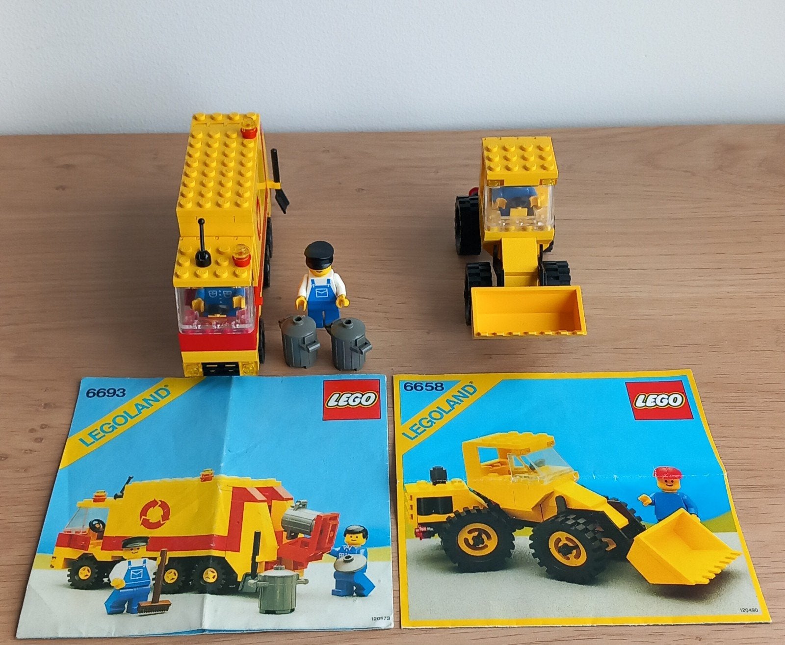Lego Legoland Werkers Sets 6658 & 6693, Gebruikt, Lego, Ophalen of Verzenden, Compleet