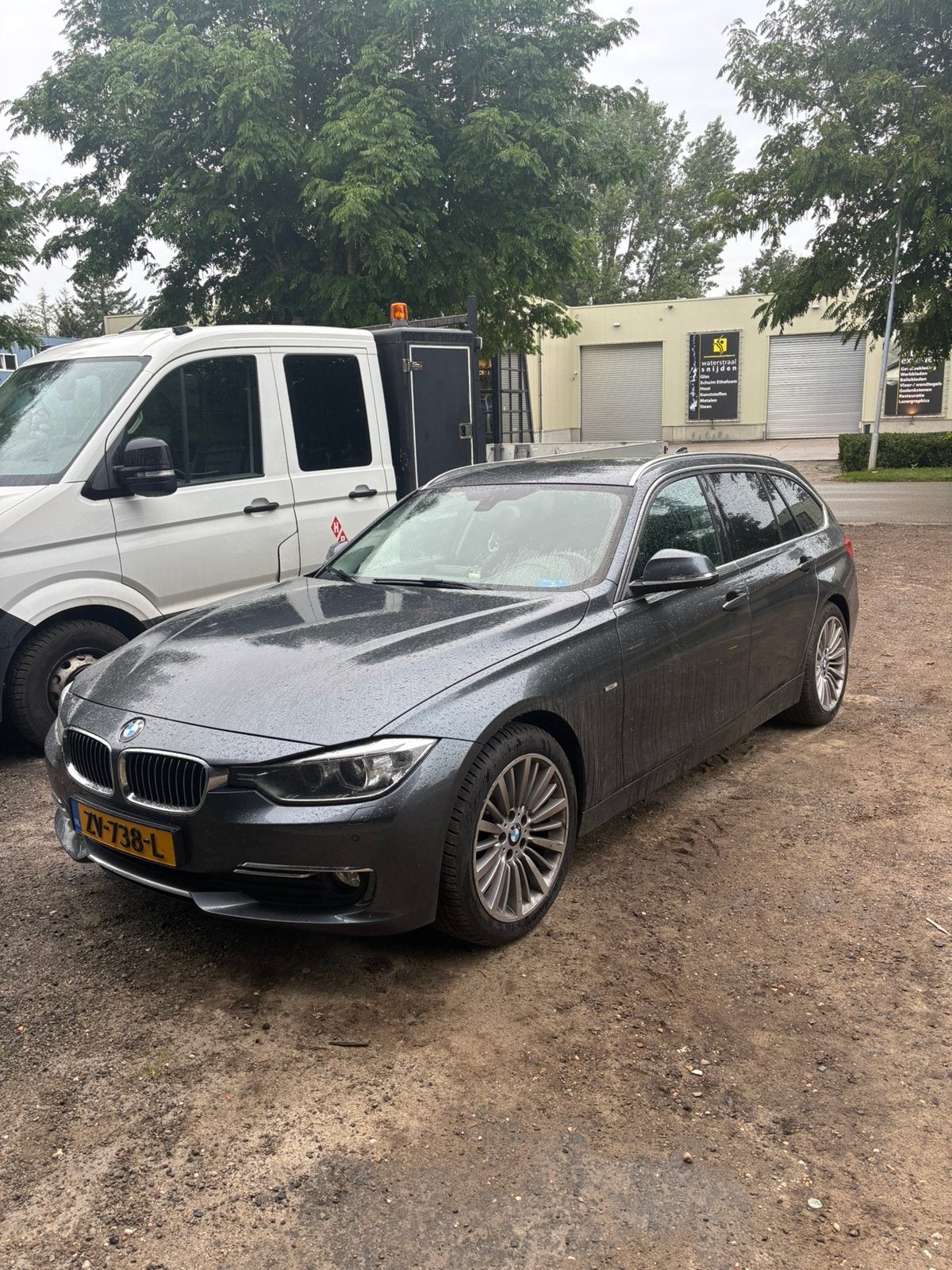 Bmw 318d, Auto's, Achterwielaandrijving, Zwart, Leder, Diesel